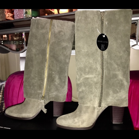 INC International Concepts Shoes - I.N.C. From Macy’s Green Suede Boot 8M Brand New